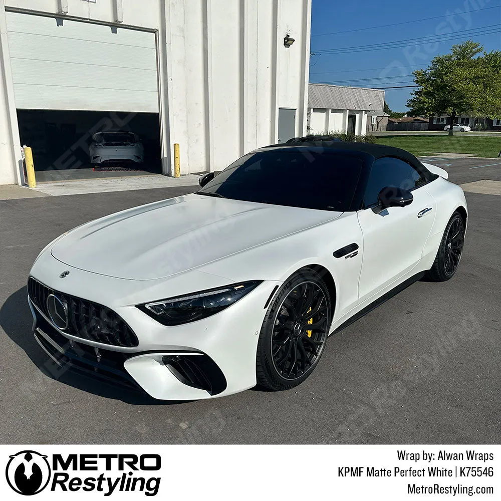 KPMF K75500 Matte Perfect White Vinyl Wrap | K75546