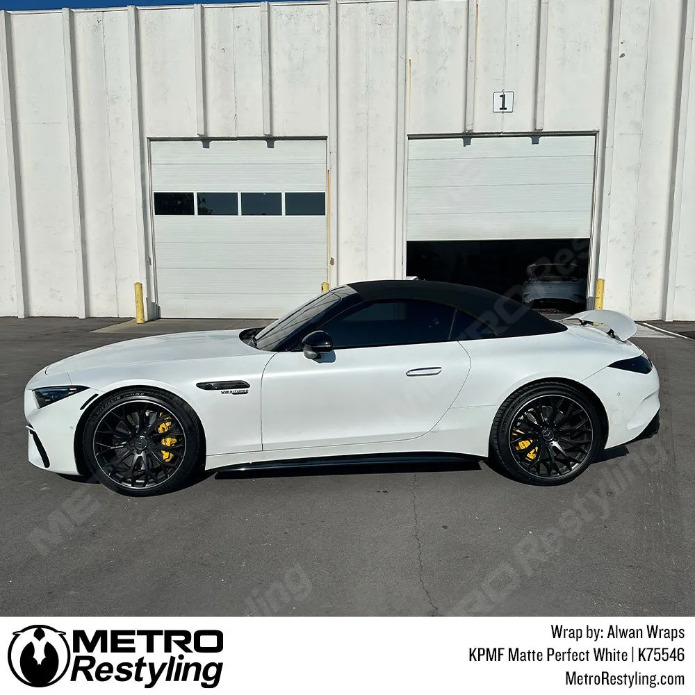 KPMF K75500 Matte Perfect White Vinyl Wrap | K75546