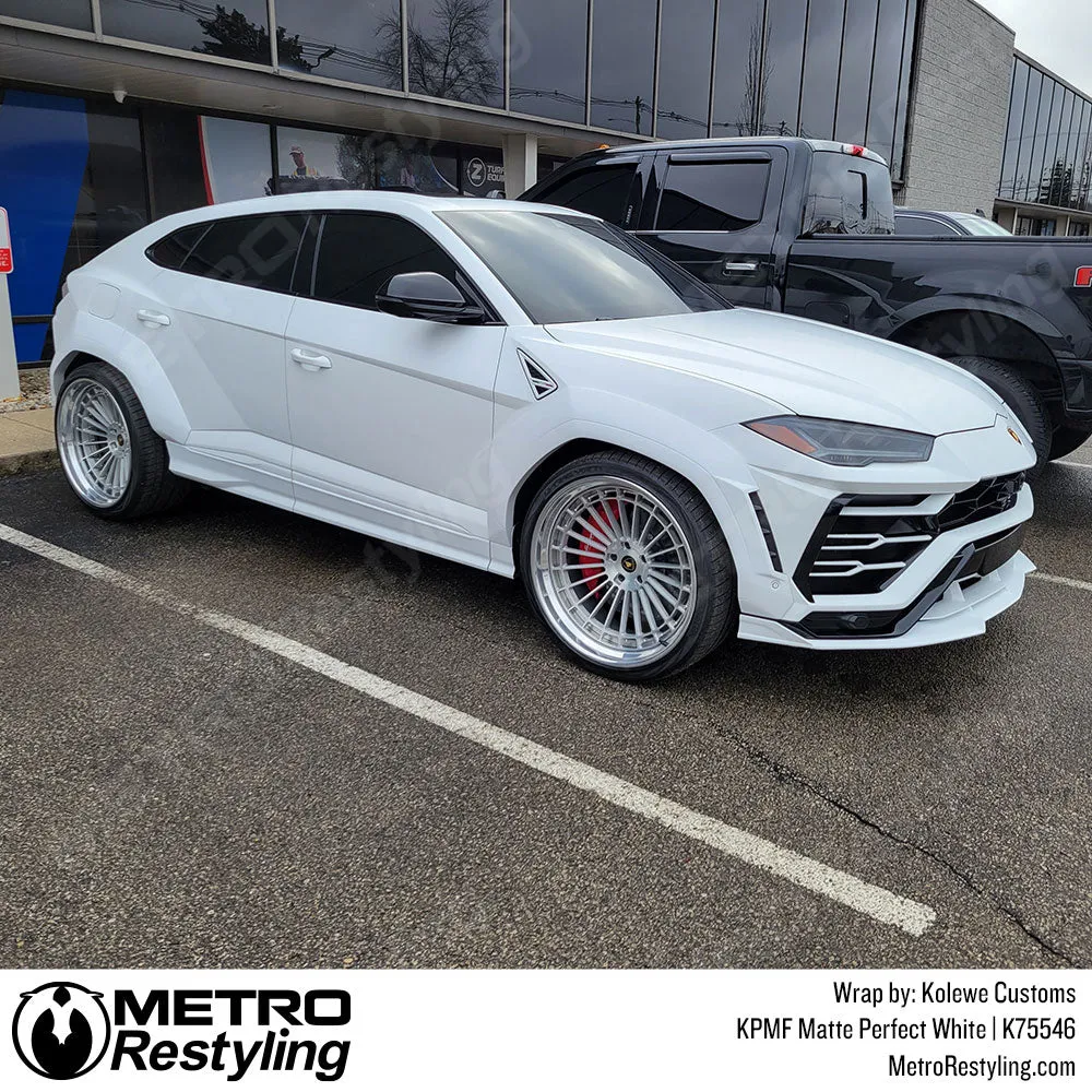 KPMF K75500 Matte Perfect White Vinyl Wrap | K75546
