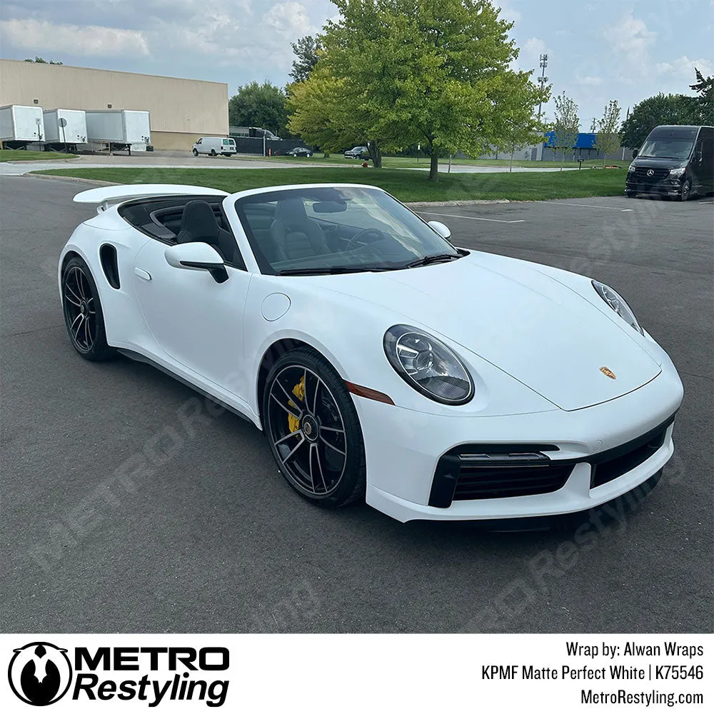 KPMF K75500 Matte Perfect White Vinyl Wrap | K75546