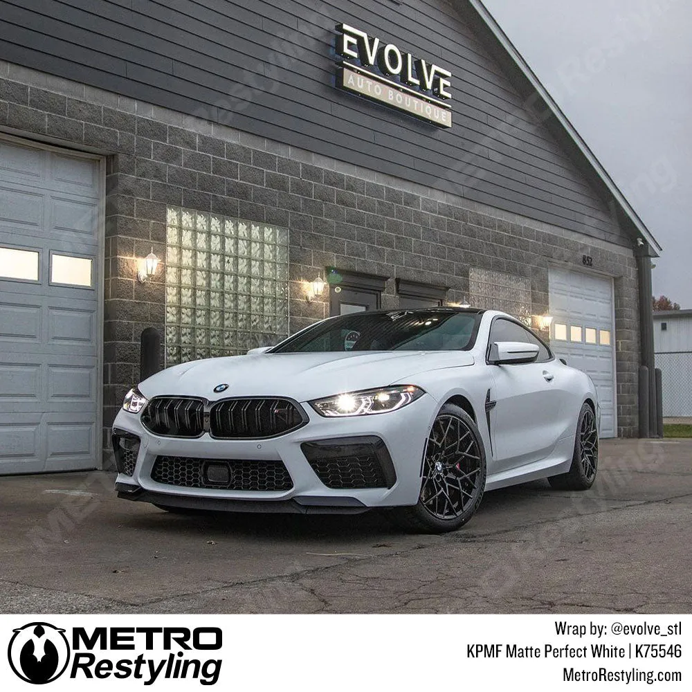 KPMF K75500 Matte Perfect White Vinyl Wrap | K75546