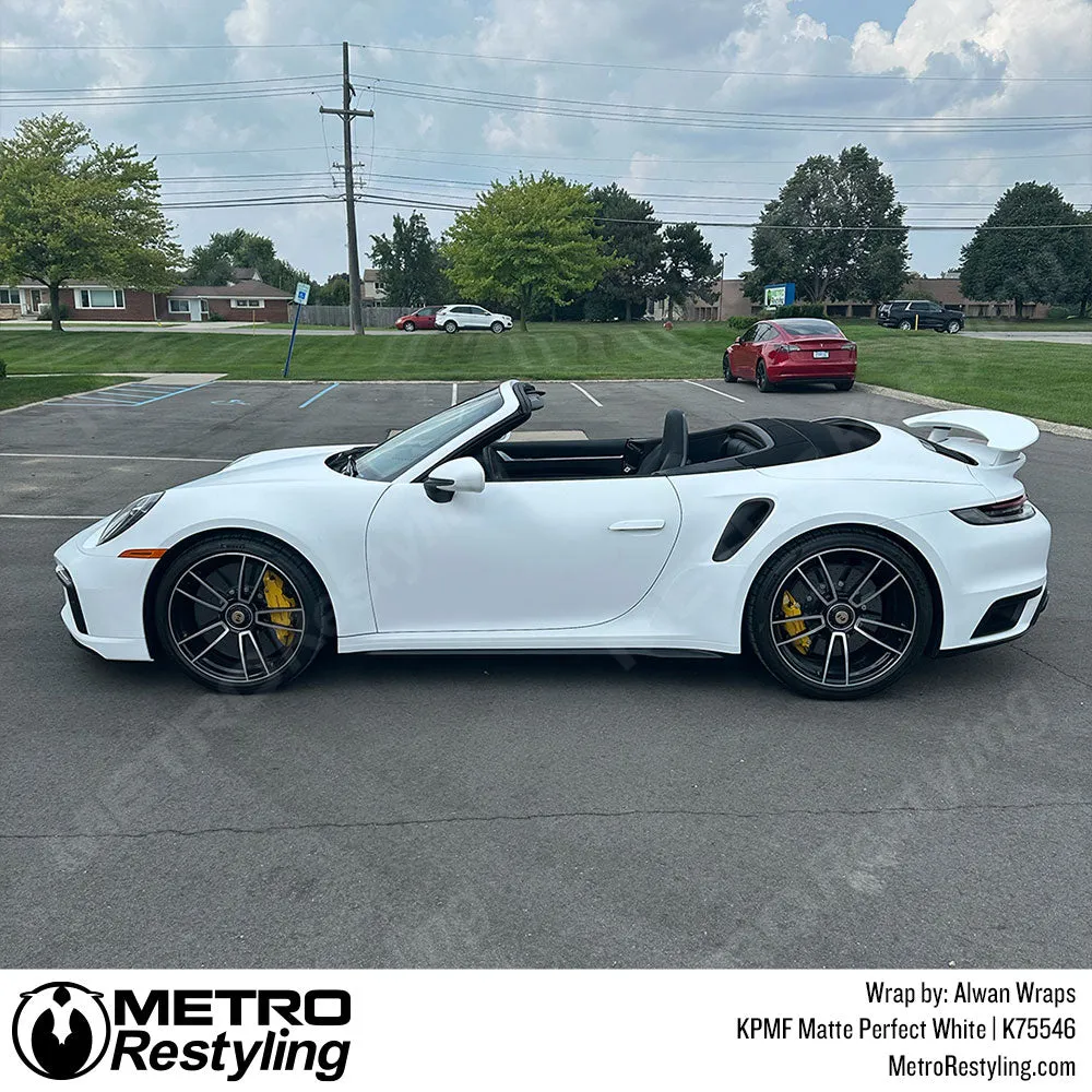 KPMF K75500 Matte Perfect White Vinyl Wrap | K75546