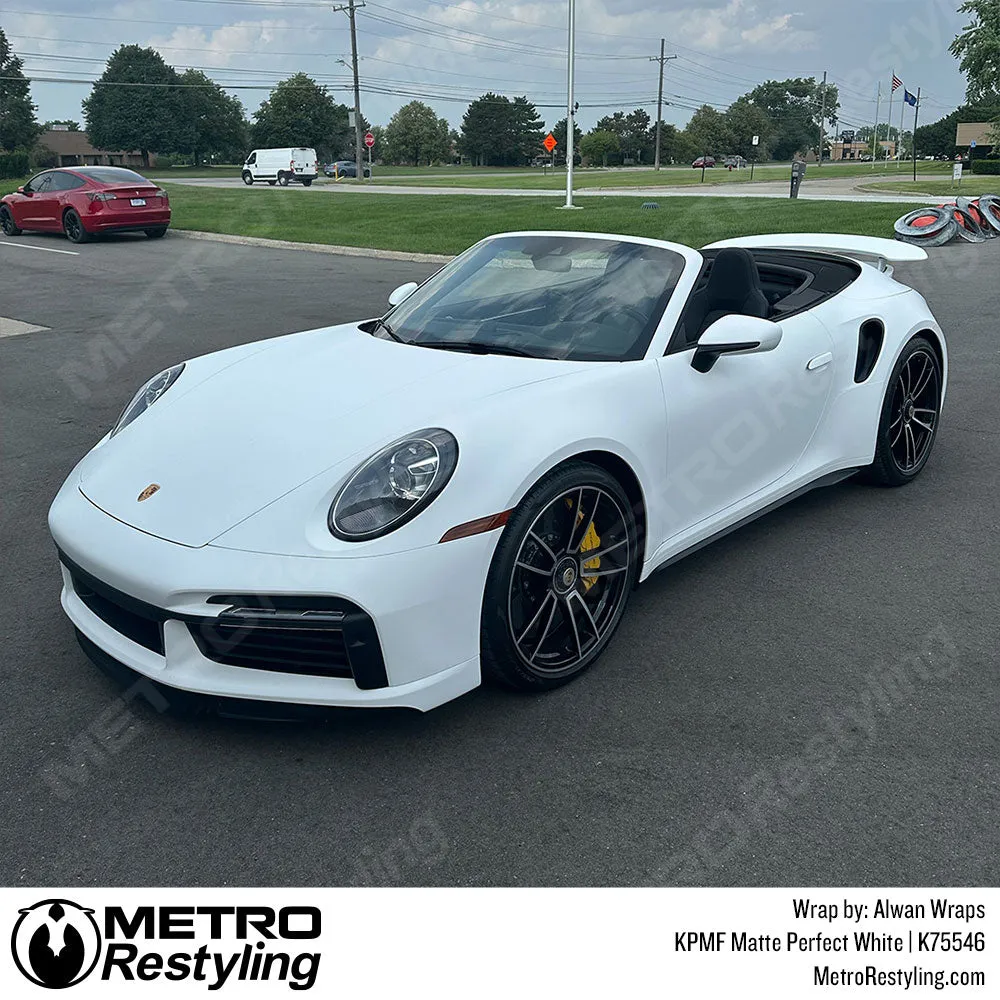 KPMF K75500 Matte Perfect White Vinyl Wrap | K75546
