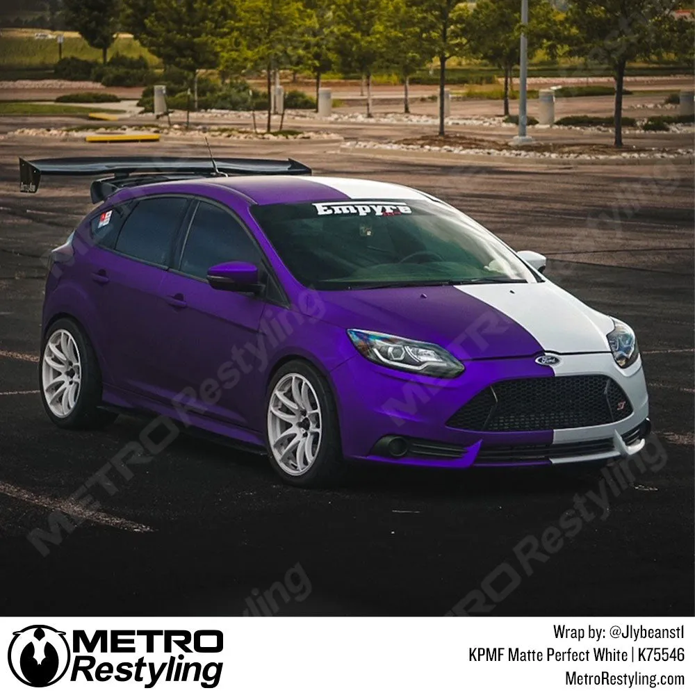 KPMF K75500 Matte Perfect White Vinyl Wrap | K75546
