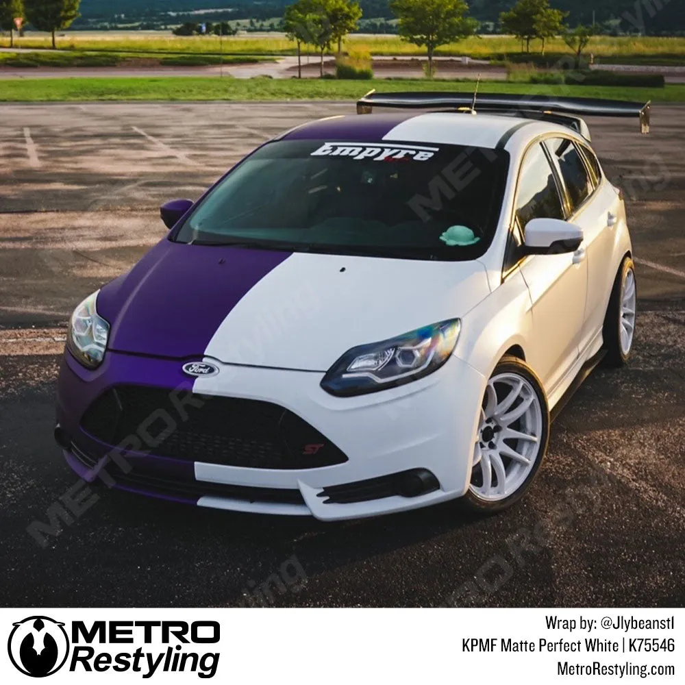 KPMF K75500 Matte Perfect White Vinyl Wrap | K75546