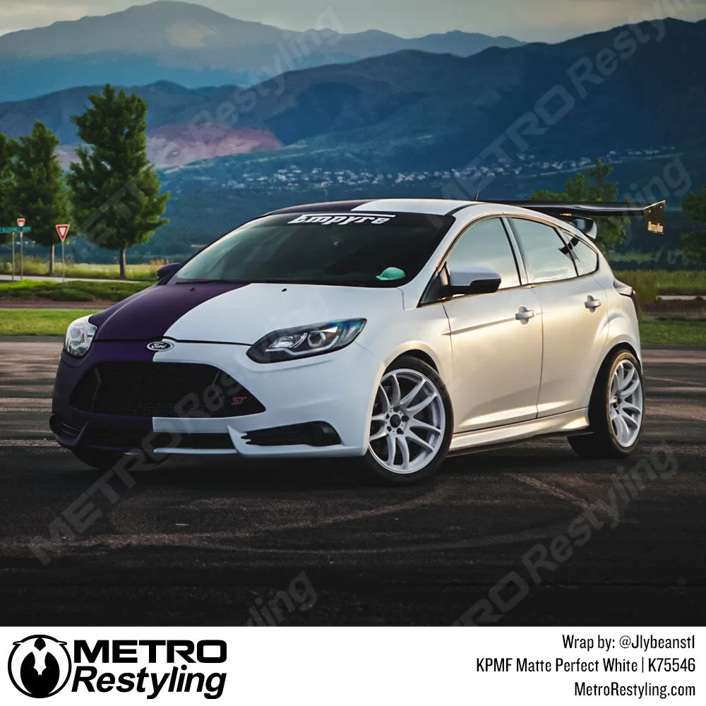 KPMF K75500 Matte Perfect White Vinyl Wrap | K75546