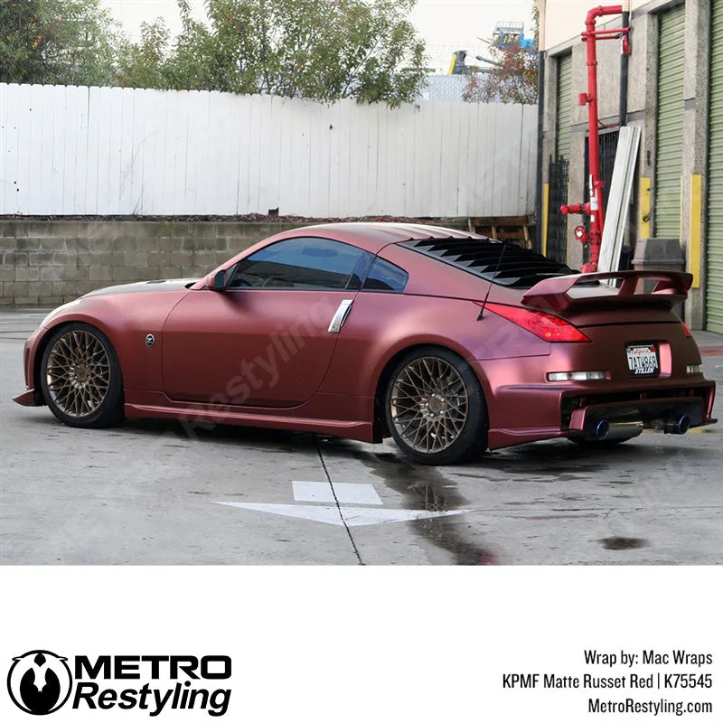 KPMF K75500 Matte Russet Red Vinyl Wrap | K75545