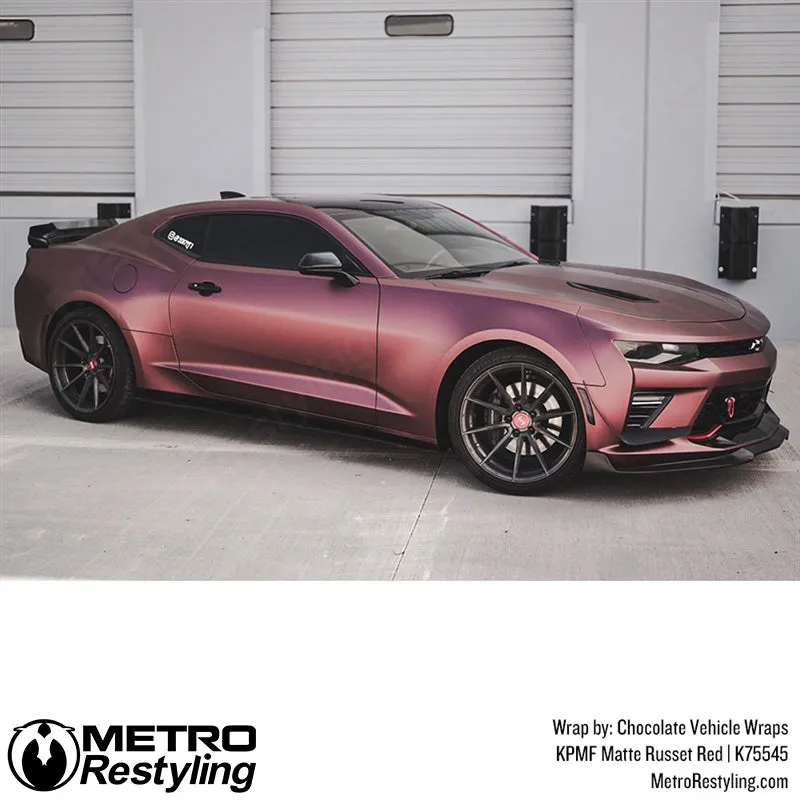 KPMF K75500 Matte Russet Red Vinyl Wrap | K75545