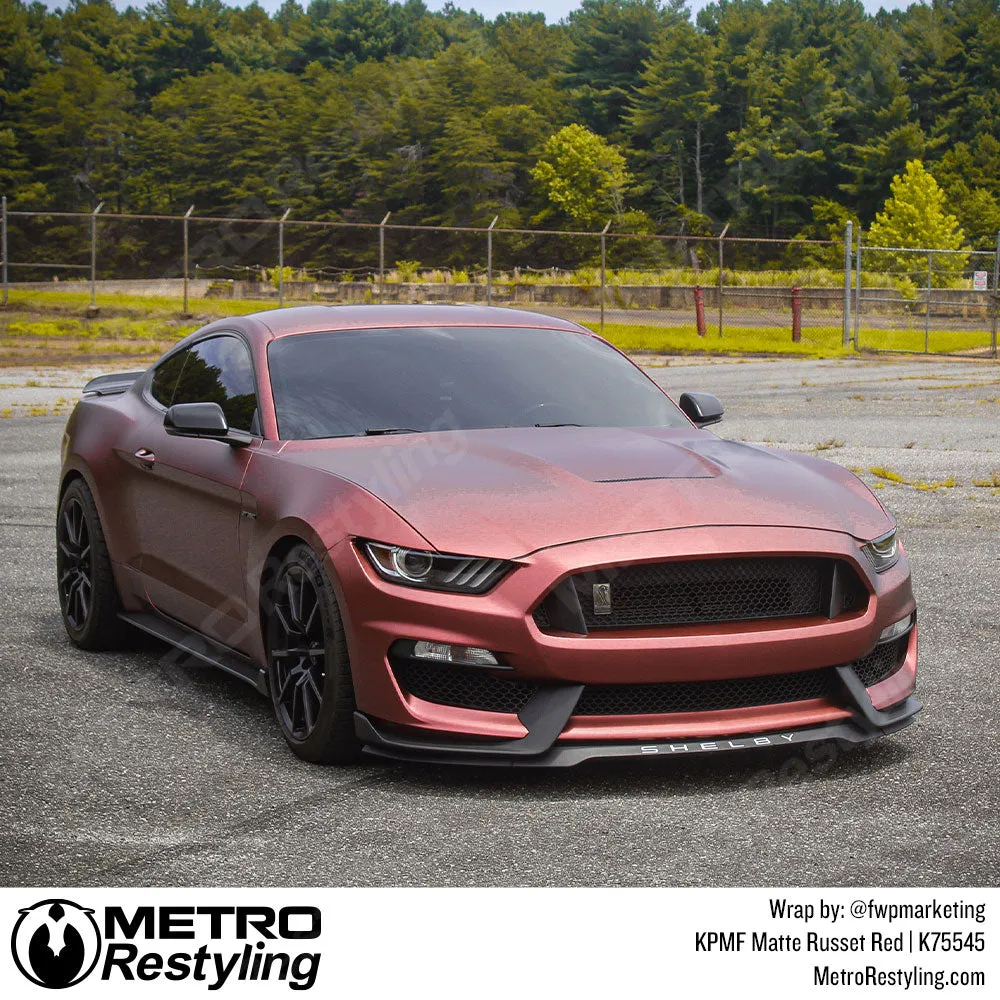 KPMF K75500 Matte Russet Red Vinyl Wrap | K75545