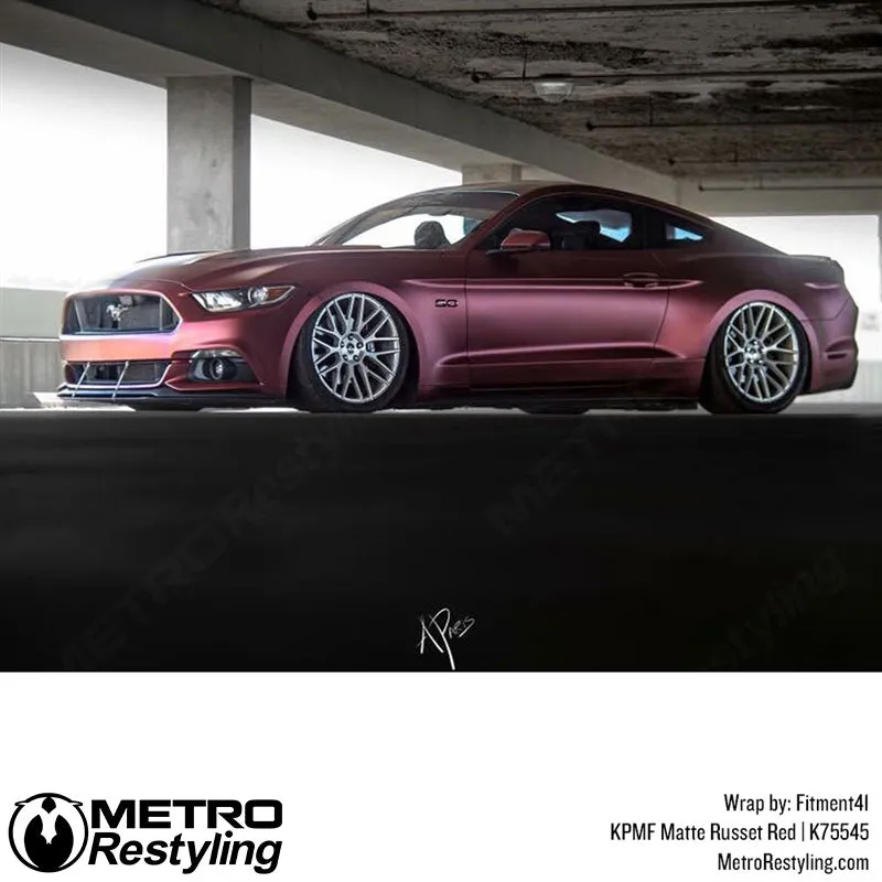 KPMF K75500 Matte Russet Red Vinyl Wrap | K75545