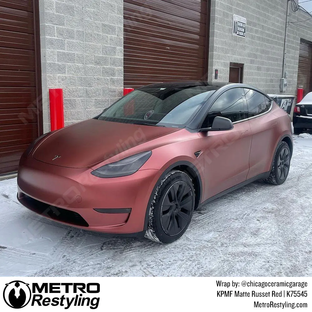 KPMF K75500 Matte Russet Red Vinyl Wrap | K75545