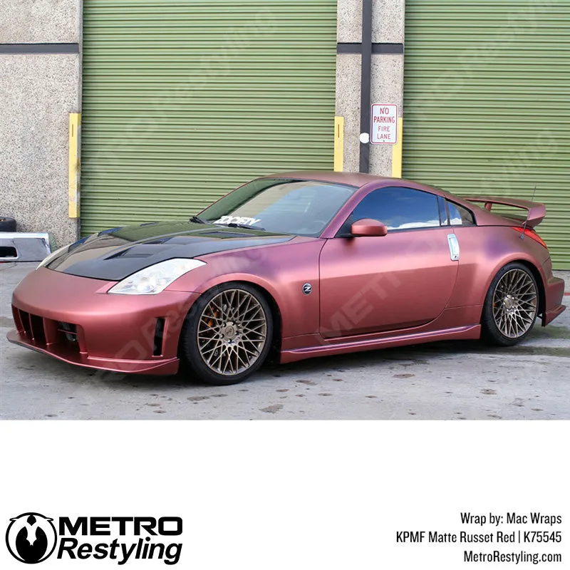 KPMF K75500 Matte Russet Red Vinyl Wrap | K75545