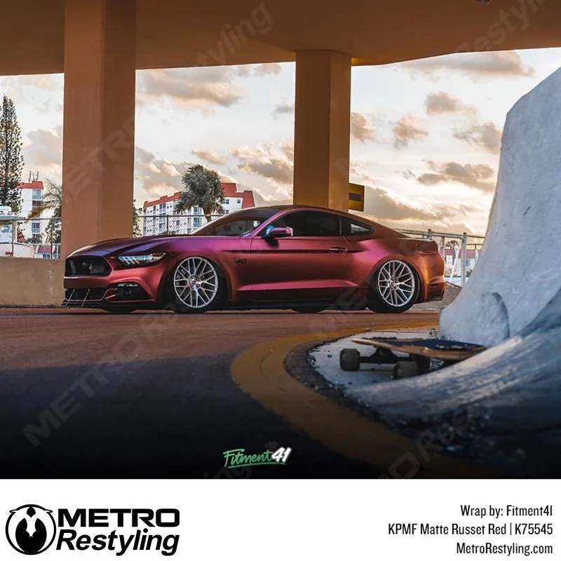 KPMF K75500 Matte Russet Red Vinyl Wrap | K75545