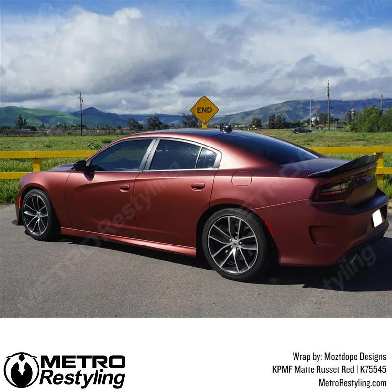 KPMF K75500 Matte Russet Red Vinyl Wrap | K75545