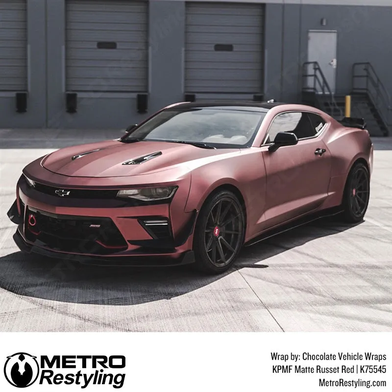 KPMF K75500 Matte Russet Red Vinyl Wrap | K75545