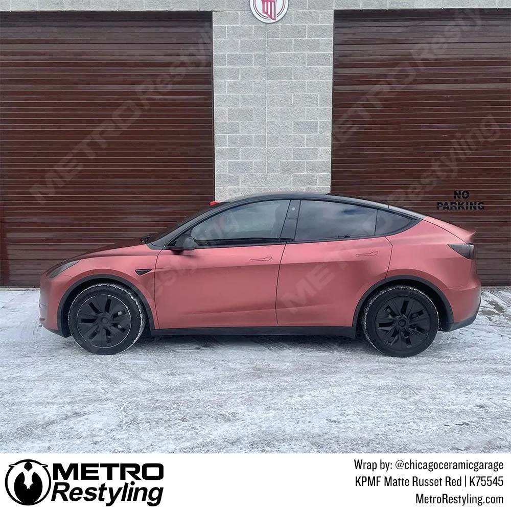 KPMF K75500 Matte Russet Red Vinyl Wrap | K75545