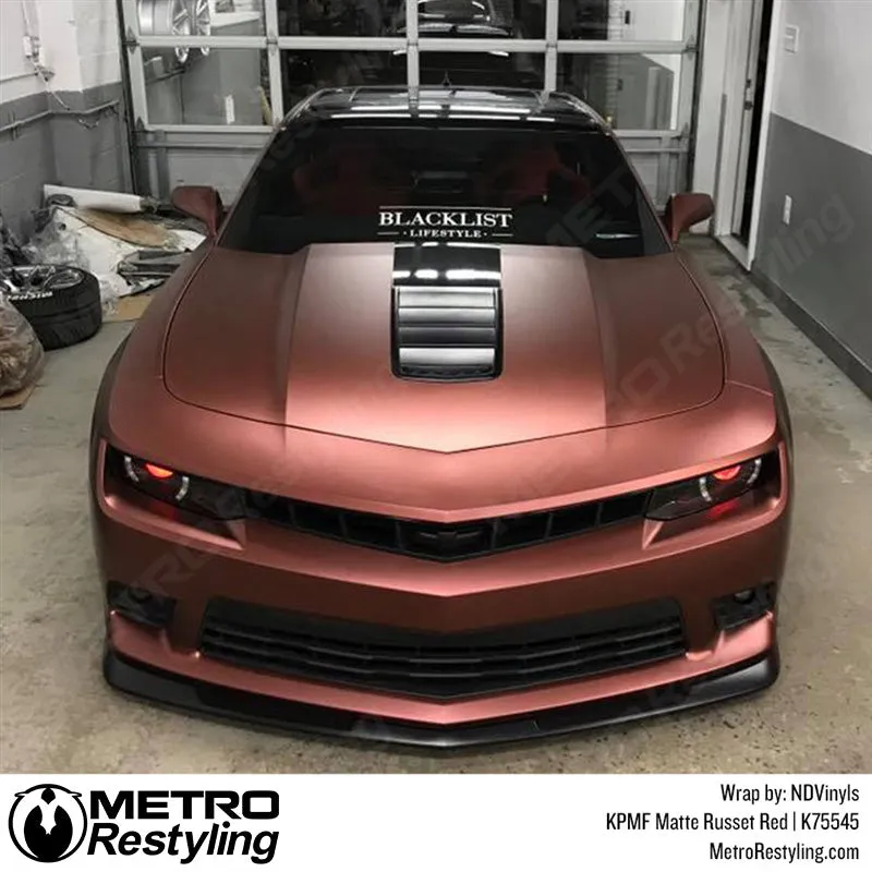 KPMF K75500 Matte Russet Red Vinyl Wrap | K75545