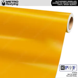 KPMF K75500 Matte Sonic Yellow Pearl Vinyl Wrap | K75538