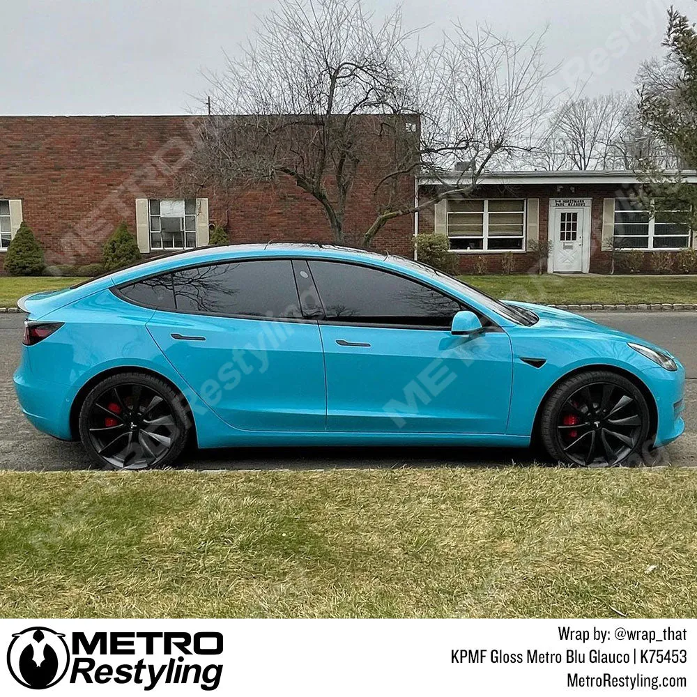 KPMF K75500 Metro Gloss Blu Glauco Vinyl Wrap | K75453