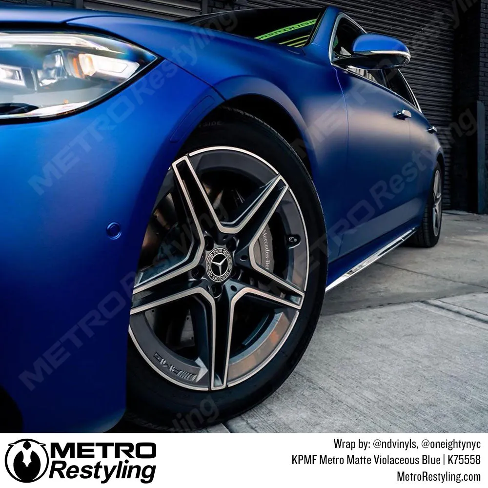 KPMF K75500 Metro Matte Violaceous Blue Vinyl Wrap | K75558