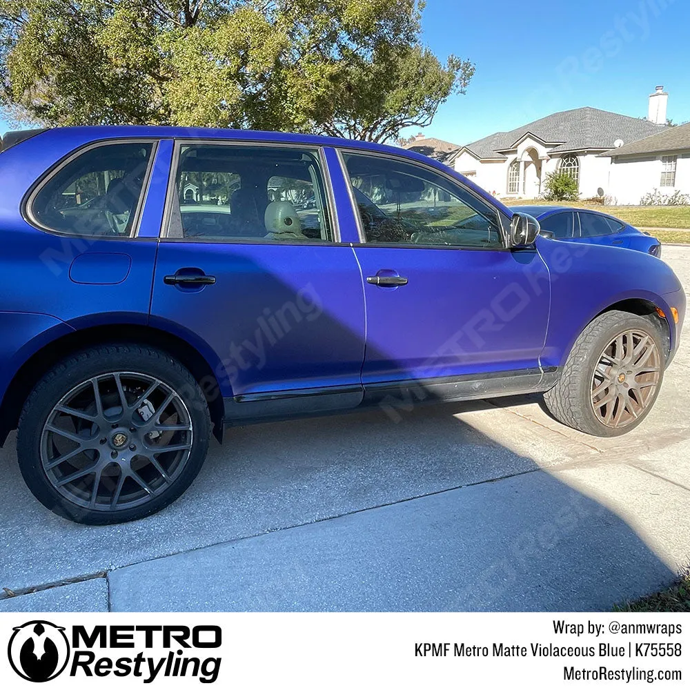 KPMF K75500 Metro Matte Violaceous Blue Vinyl Wrap | K75558