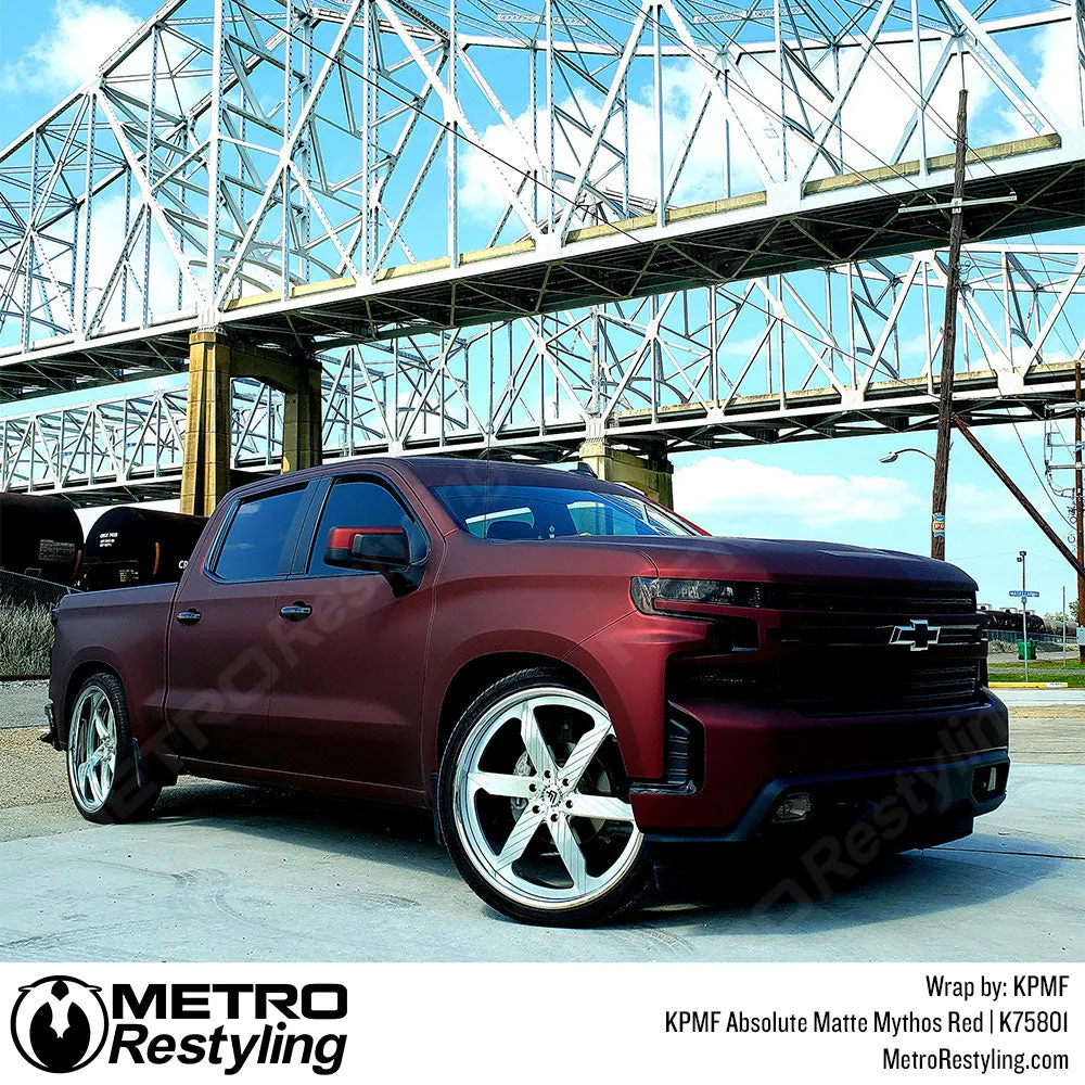 KPMF K75800 Absolute Matte Mythos Red Vinyl Wrap | K75801