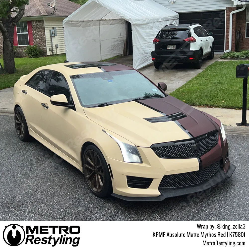 KPMF K75800 Absolute Matte Mythos Red Vinyl Wrap | K75801