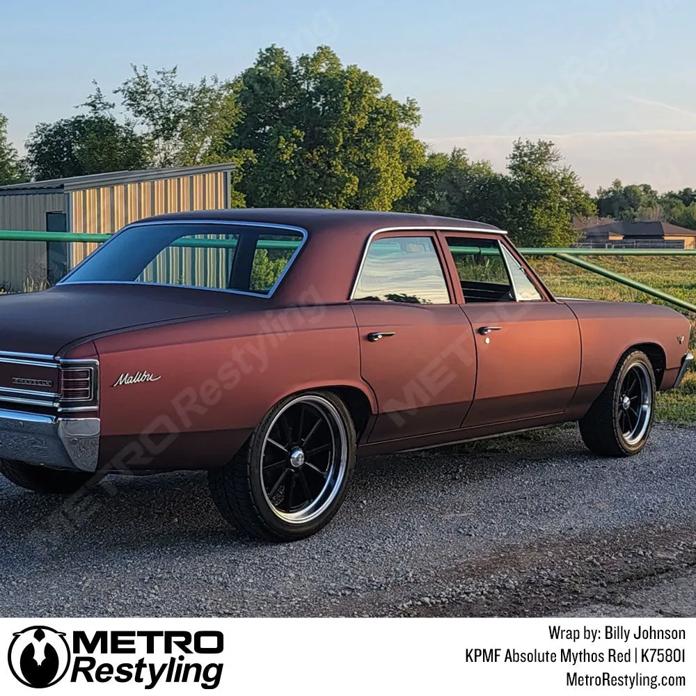 KPMF K75800 Absolute Matte Mythos Red Vinyl Wrap | K75801