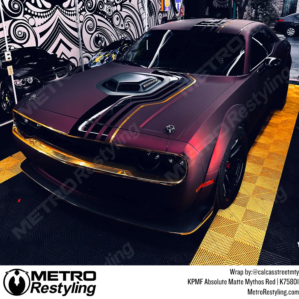 KPMF K75800 Absolute Matte Mythos Red Vinyl Wrap | K75801
