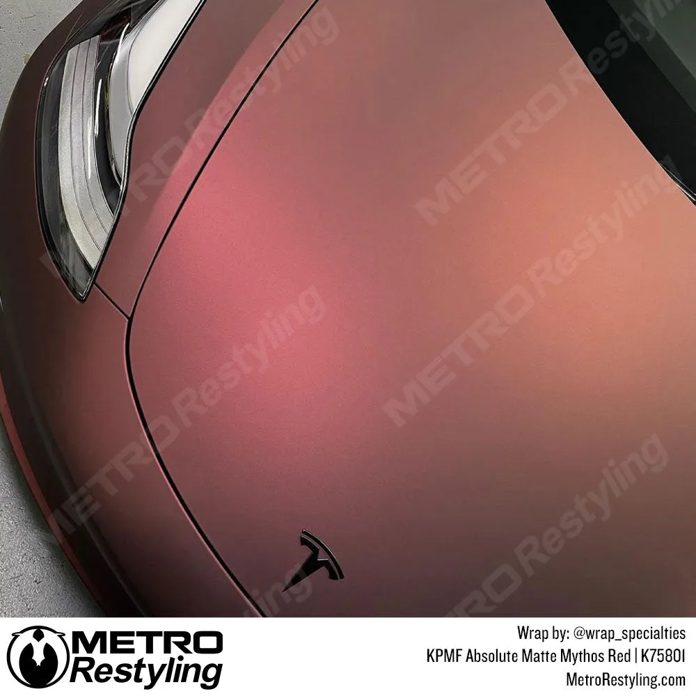 KPMF K75800 Absolute Matte Mythos Red Vinyl Wrap | K75801