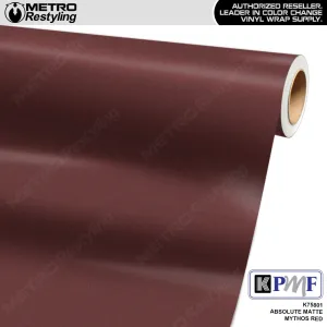 KPMF K75800 Absolute Matte Mythos Red Vinyl Wrap | K75801