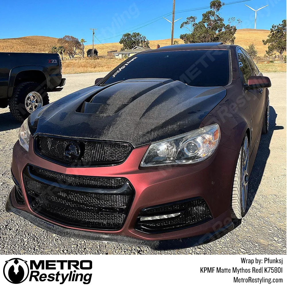 KPMF K75800 Absolute Matte Mythos Red Vinyl Wrap | K75801