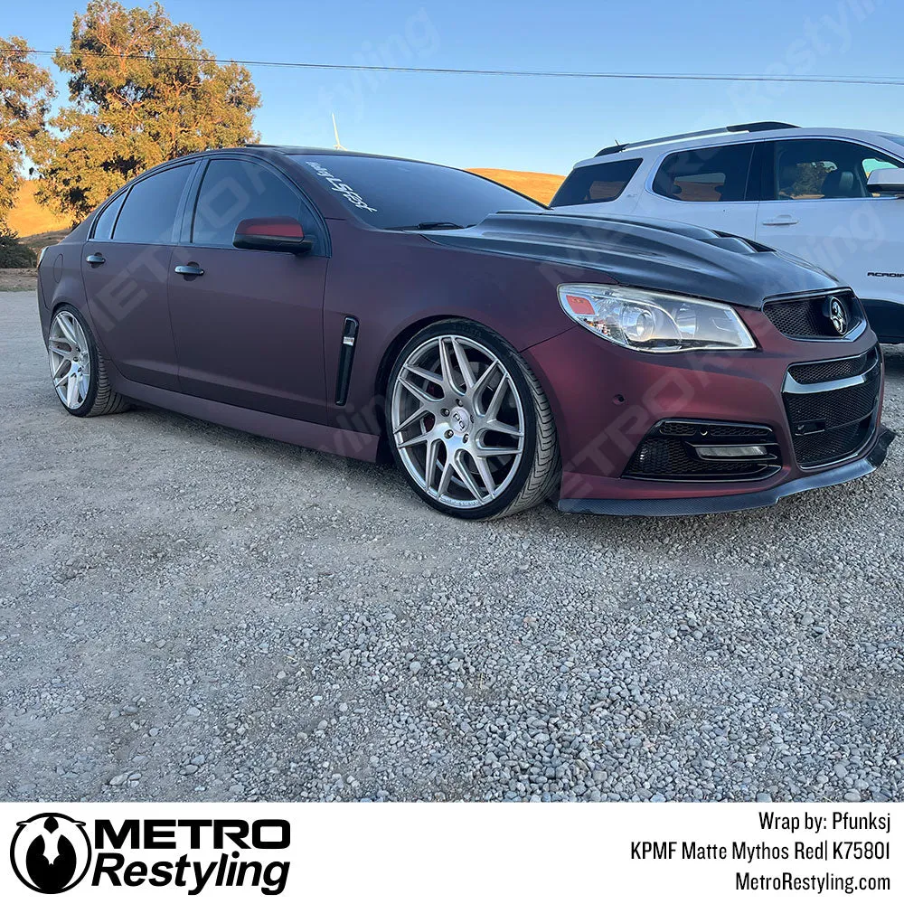 KPMF K75800 Absolute Matte Mythos Red Vinyl Wrap | K75801