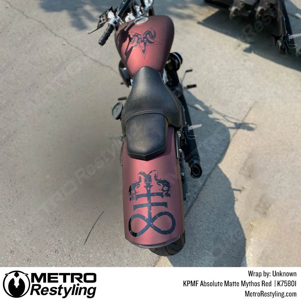 KPMF K75800 Absolute Matte Mythos Red Vinyl Wrap | K75801