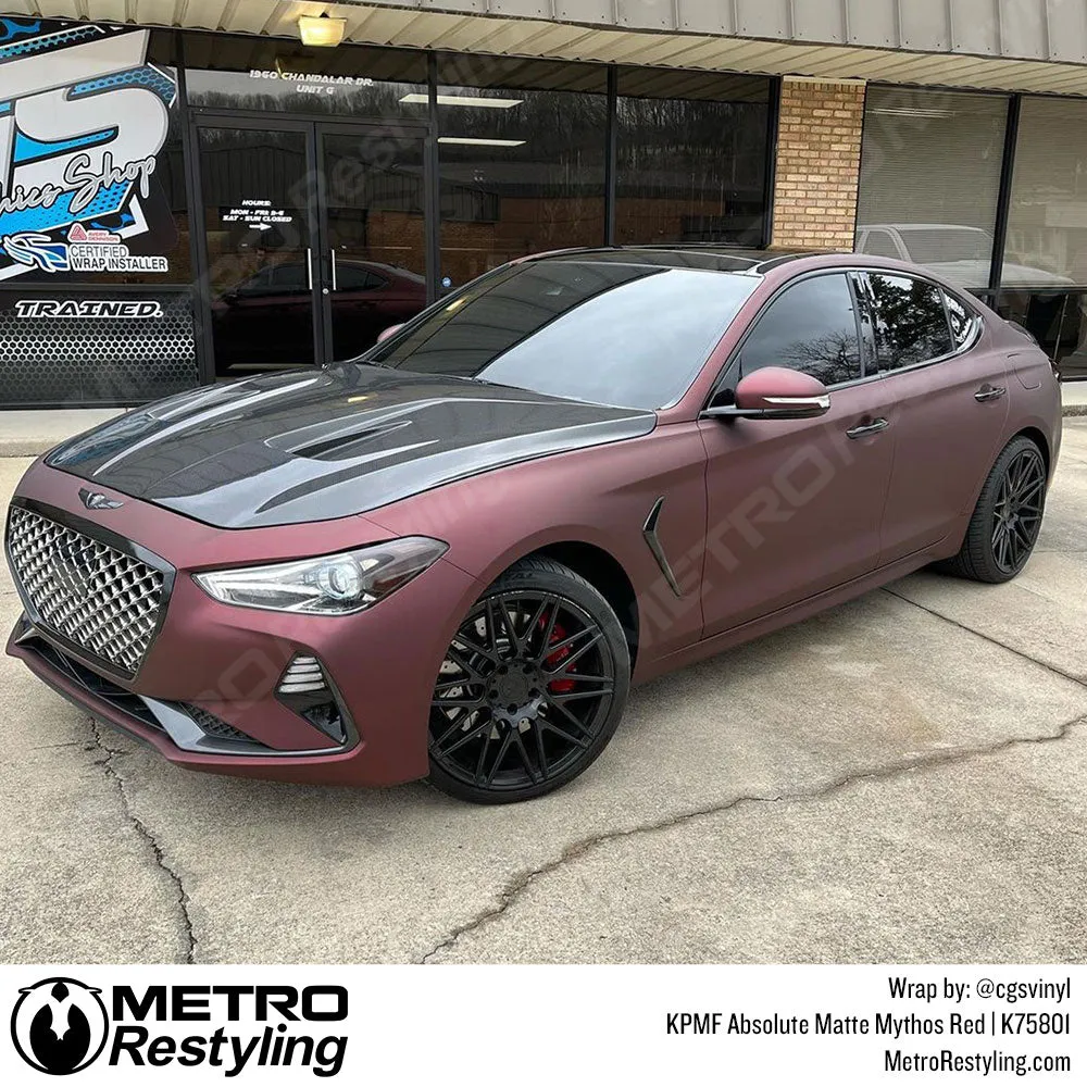 KPMF K75800 Absolute Matte Mythos Red Vinyl Wrap | K75801