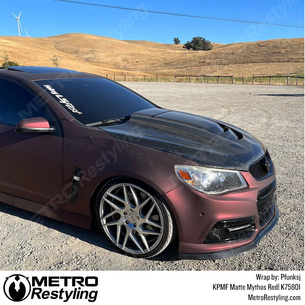 KPMF K75800 Absolute Matte Mythos Red Vinyl Wrap | K75801