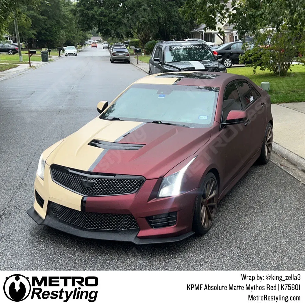 KPMF K75800 Absolute Matte Mythos Red Vinyl Wrap | K75801