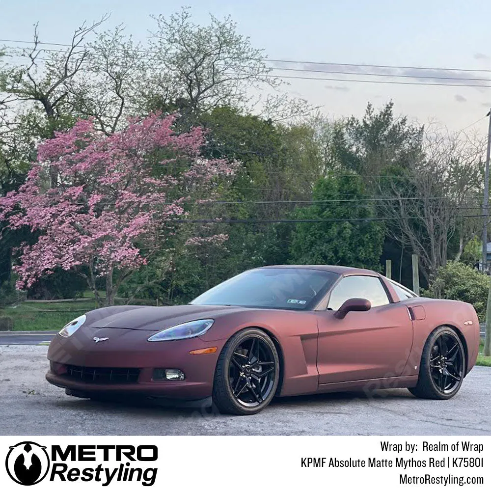 KPMF K75800 Absolute Matte Mythos Red Vinyl Wrap | K75801
