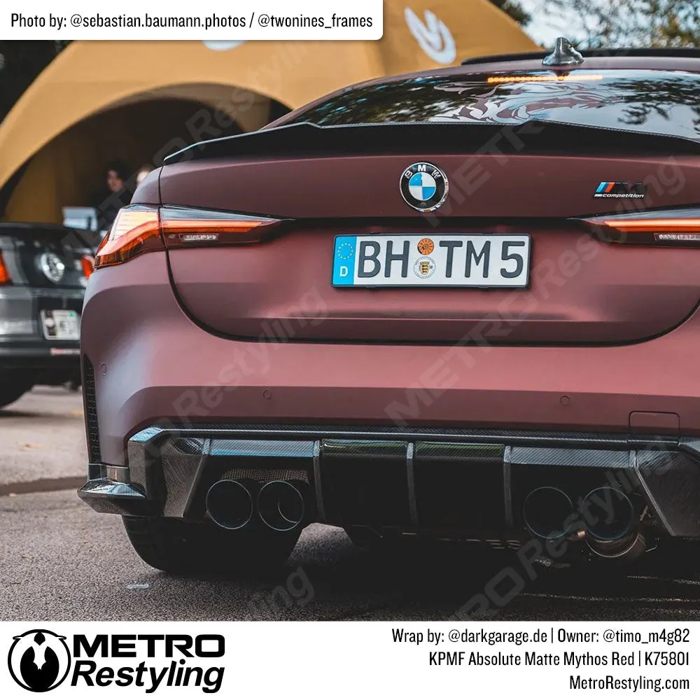 KPMF K75800 Absolute Matte Mythos Red Vinyl Wrap | K75801