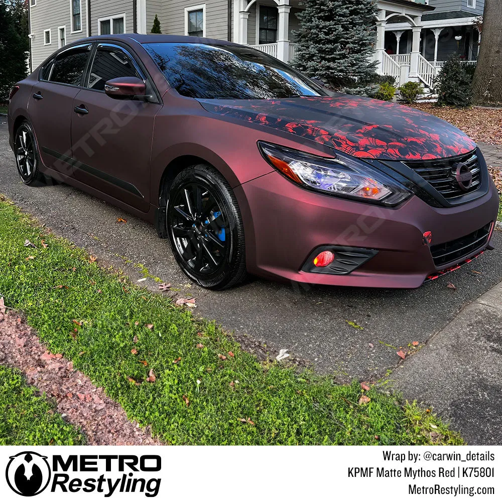 KPMF K75800 Absolute Matte Mythos Red Vinyl Wrap | K75801