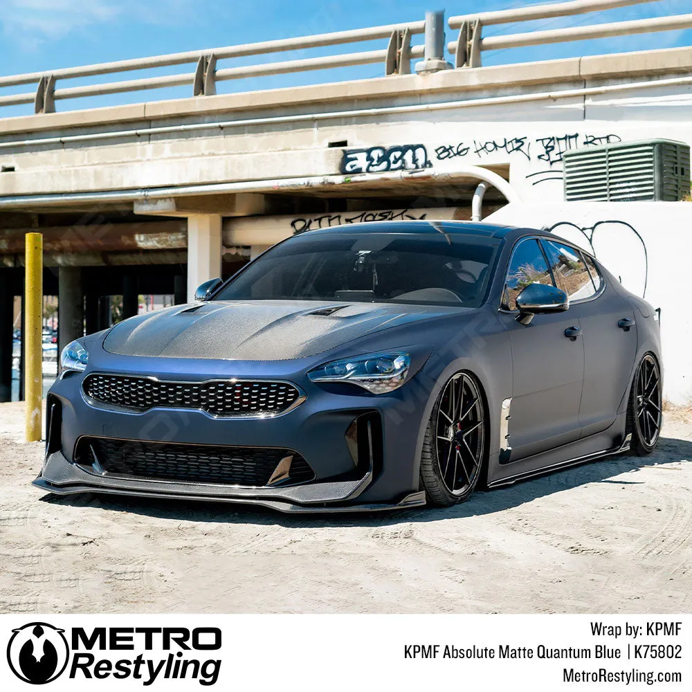 KPMF K75800 Absolute Matte Quantum Blue Vinyl Wrap | K75802