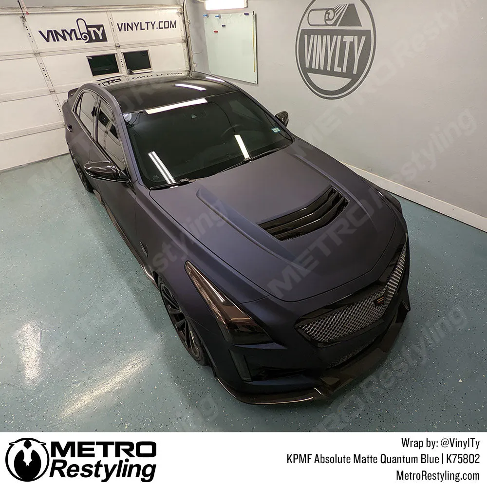 KPMF K75800 Absolute Matte Quantum Blue Vinyl Wrap | K75802