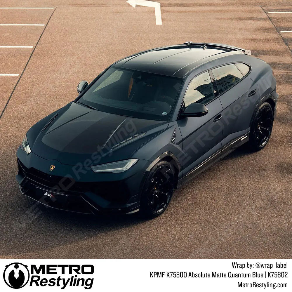 KPMF K75800 Absolute Matte Quantum Blue Vinyl Wrap | K75802