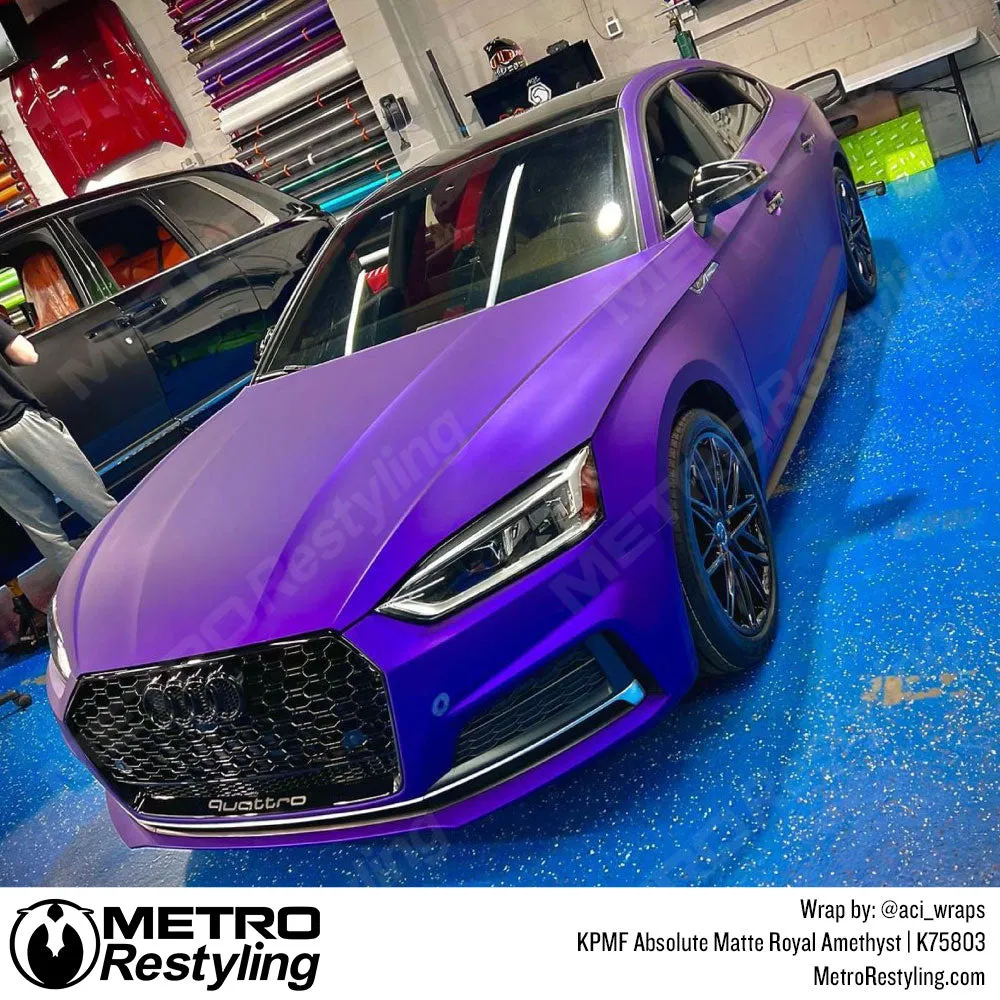 KPMF K75800 Absolute Matte Royal Amethyst Vinyl Wrap | K75803