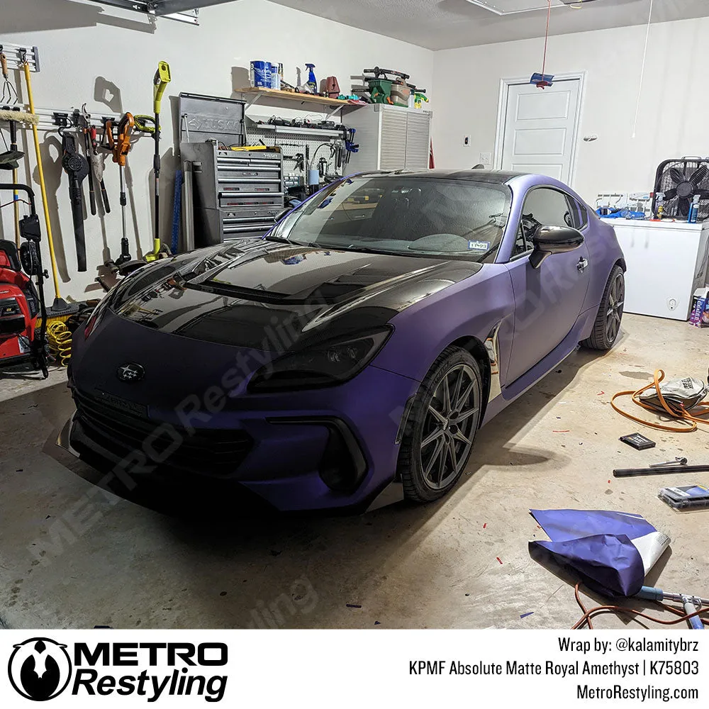 KPMF K75800 Absolute Matte Royal Amethyst Vinyl Wrap | K75803