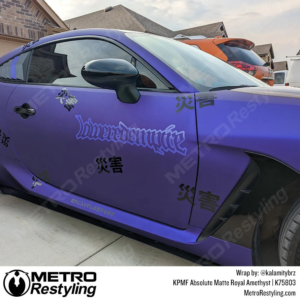 KPMF K75800 Absolute Matte Royal Amethyst Vinyl Wrap | K75803
