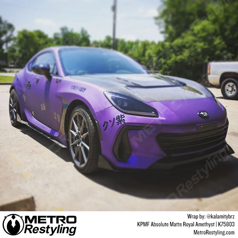 KPMF K75800 Absolute Matte Royal Amethyst Vinyl Wrap | K75803