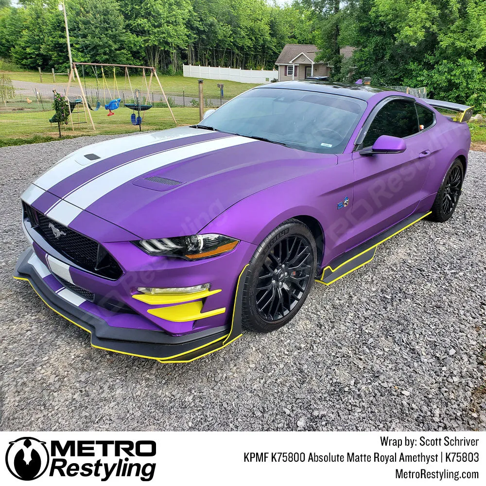 KPMF K75800 Absolute Matte Royal Amethyst Vinyl Wrap | K75803