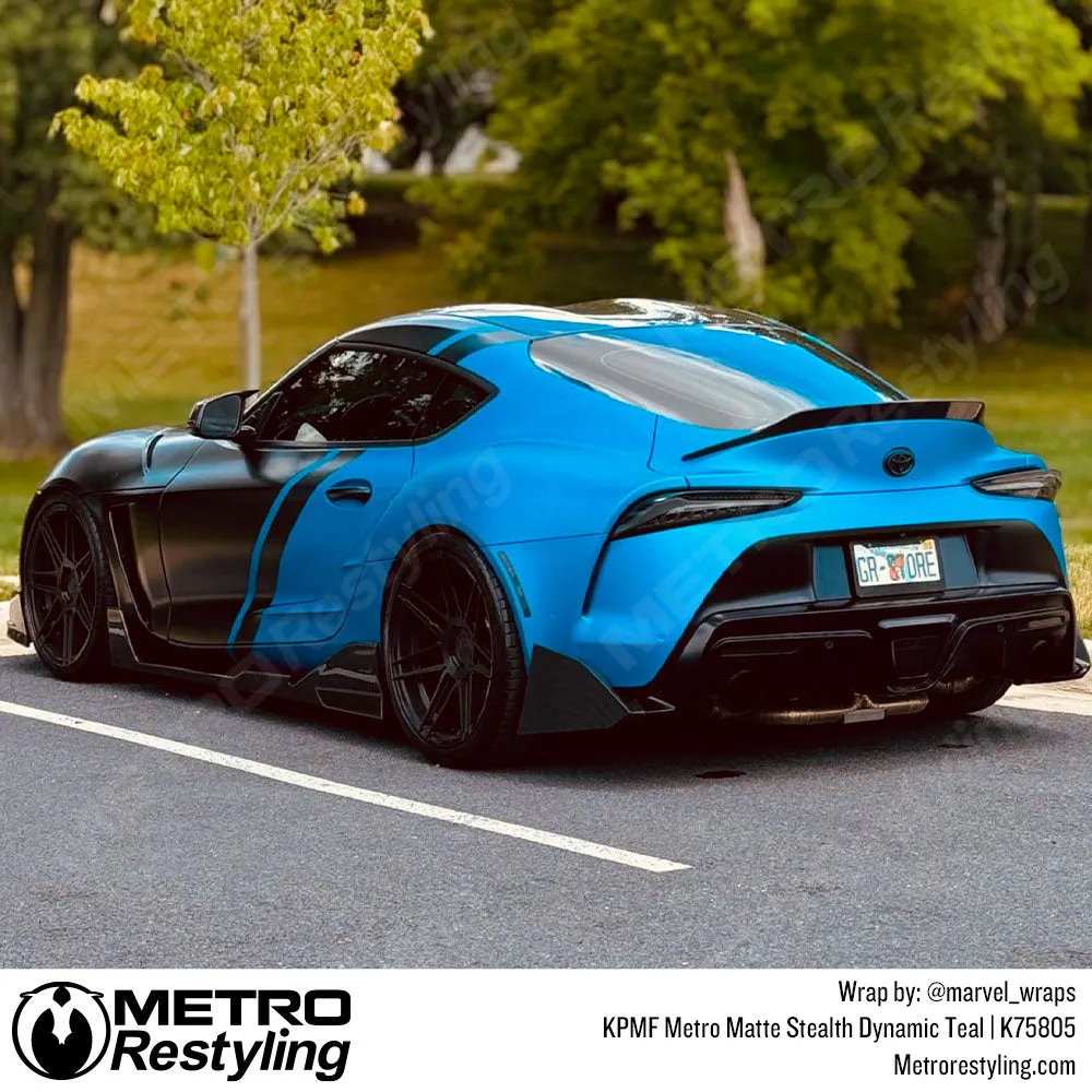 KPMF K75800 Metro Matte Stealth Dynamic Teal Vinyl Wrap K75805