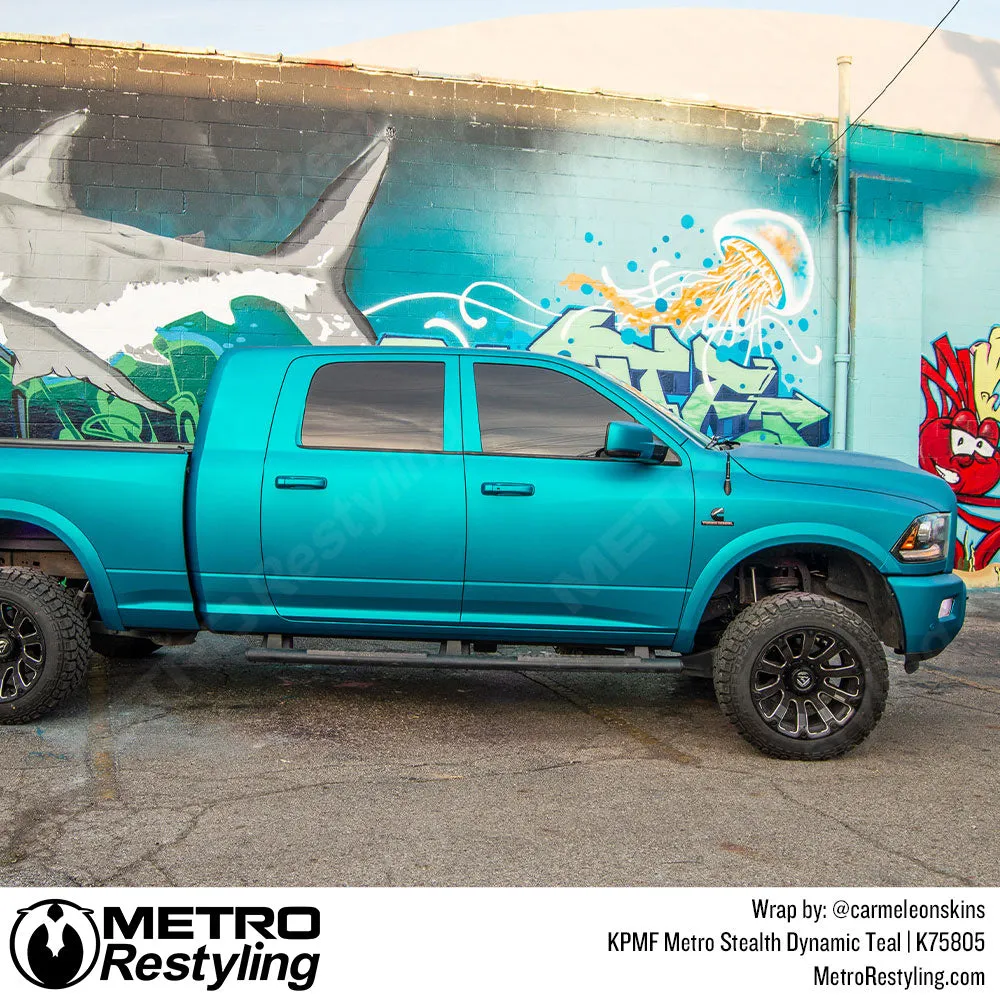 KPMF K75800 Metro Matte Stealth Dynamic Teal Vinyl Wrap K75805